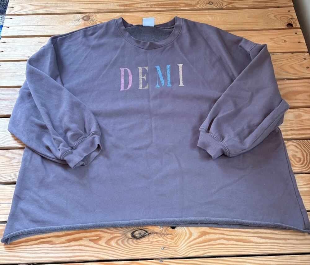 Seint Women’s Demi Sweatshirt size XL Purple M7